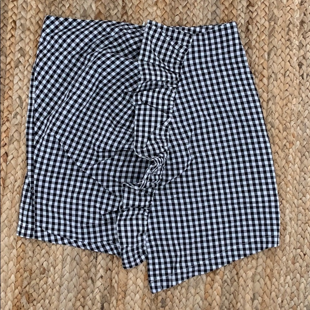 Black and white skirt